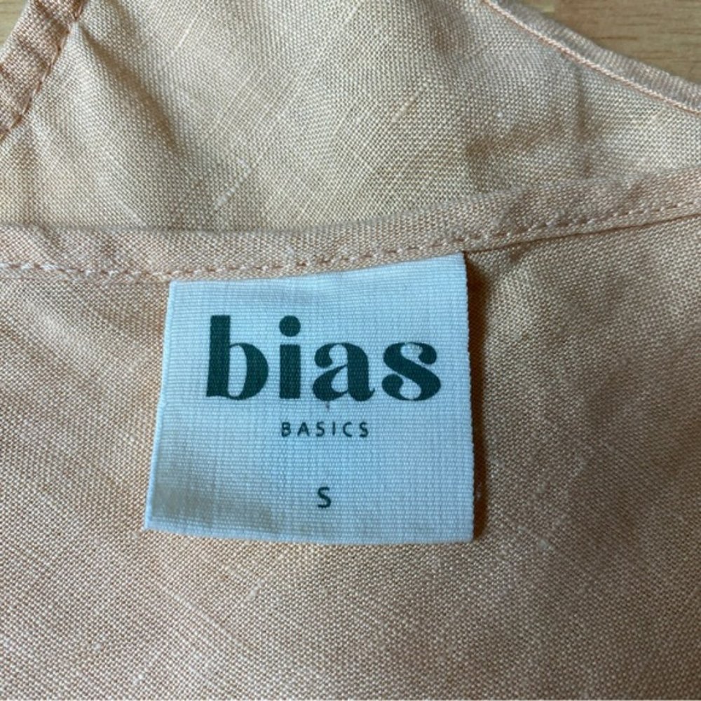 Bias Basics The Slip In Shell Linen Bias Cut Midi… - image 6